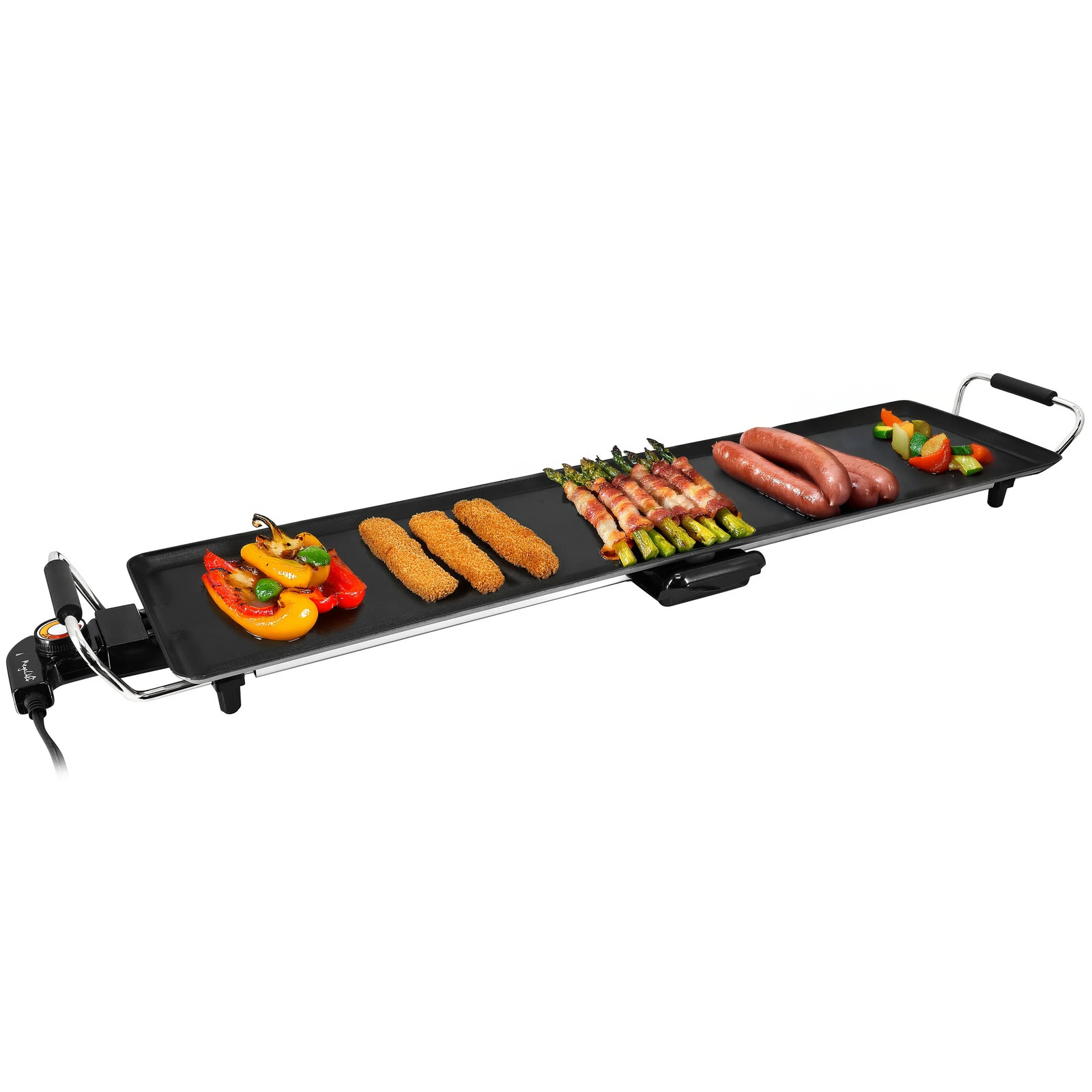 35.4in Non-Stick Electric Grill MegaChef w/Drip Tray Indoor Countertop