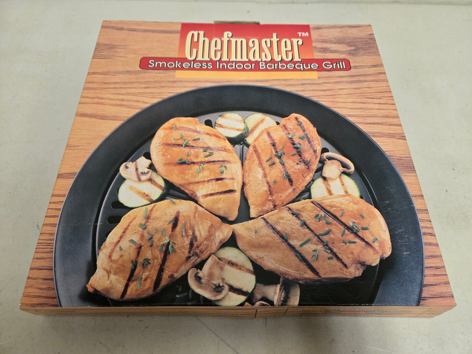 CHEFMASTER Smokeless Indoor Barbecue Grill – New Old Stock