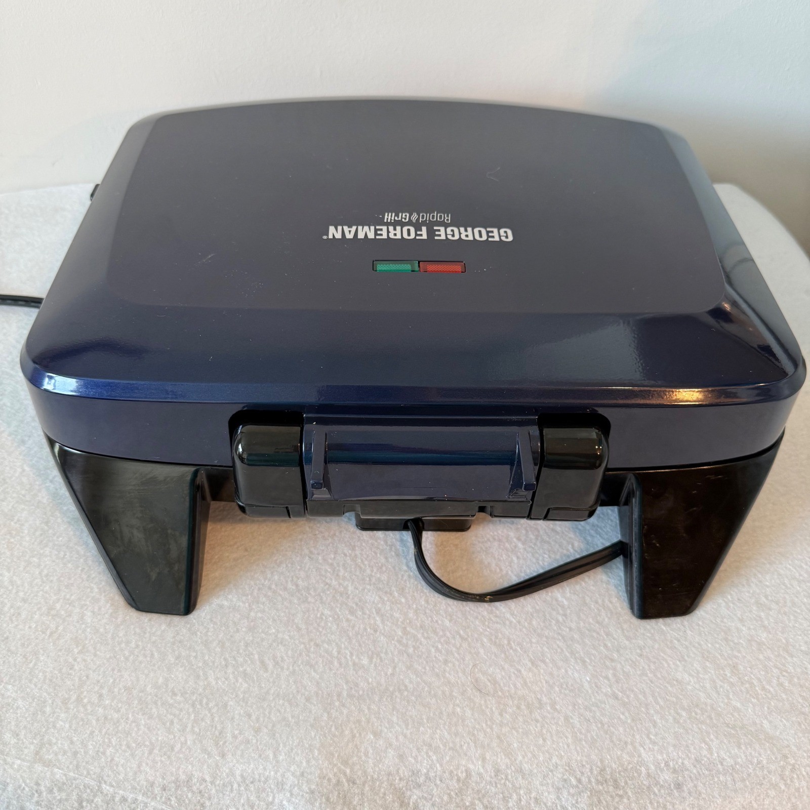 George Foreman Rapid Grill Electric Indoor Panini Press Nonstick Black