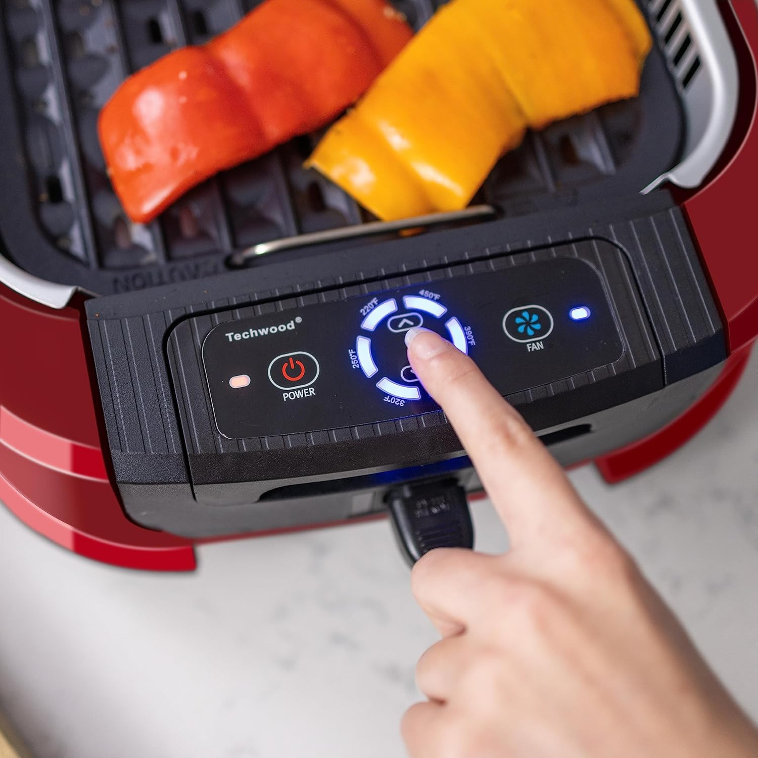 1500W Indoor Smokeless Electric BBQ Grill with Temperature Control & Lid
