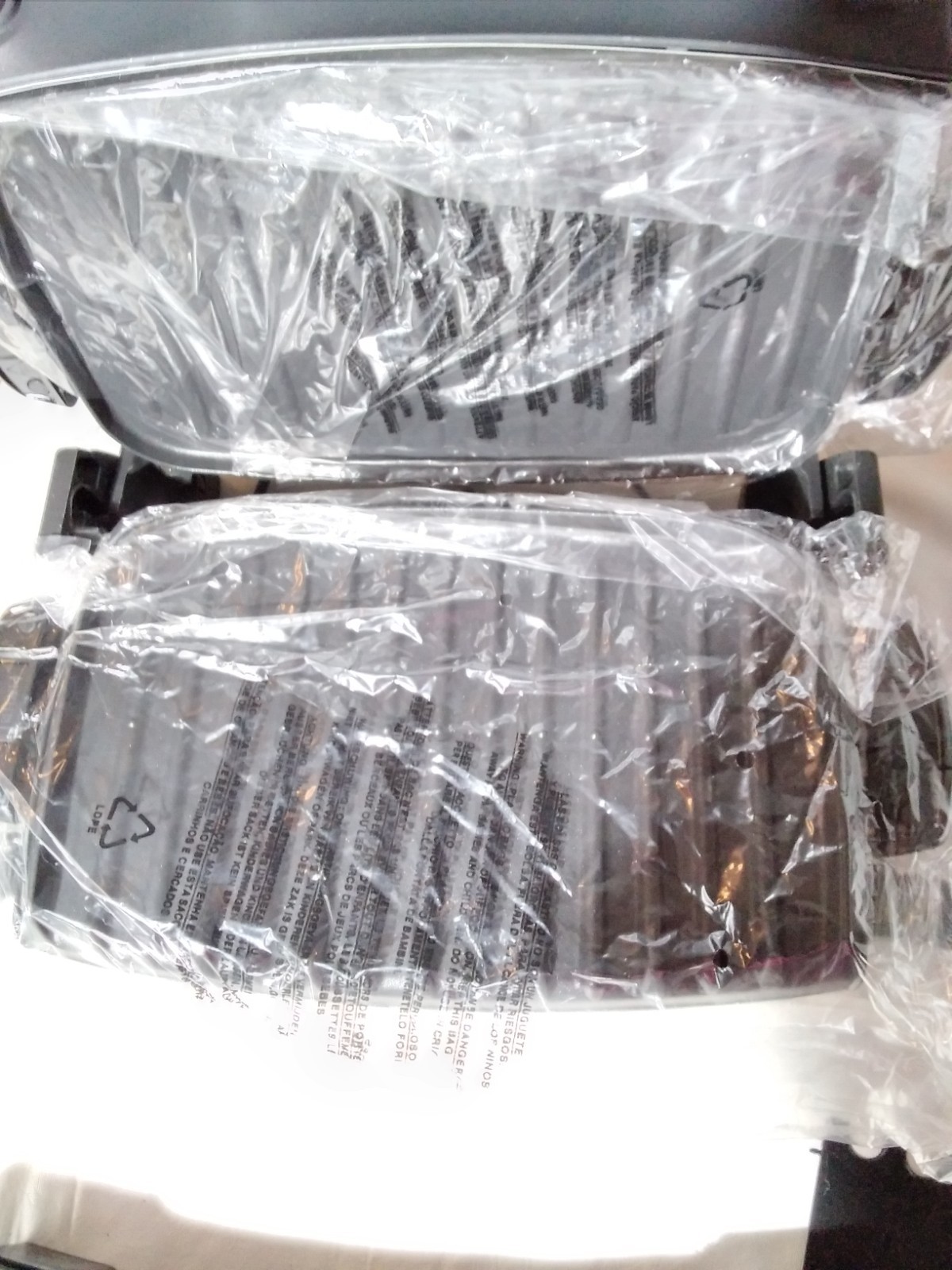 George Foreman GRP72CTB Indoor Grill and Broil. TESTED. No Drip Tray