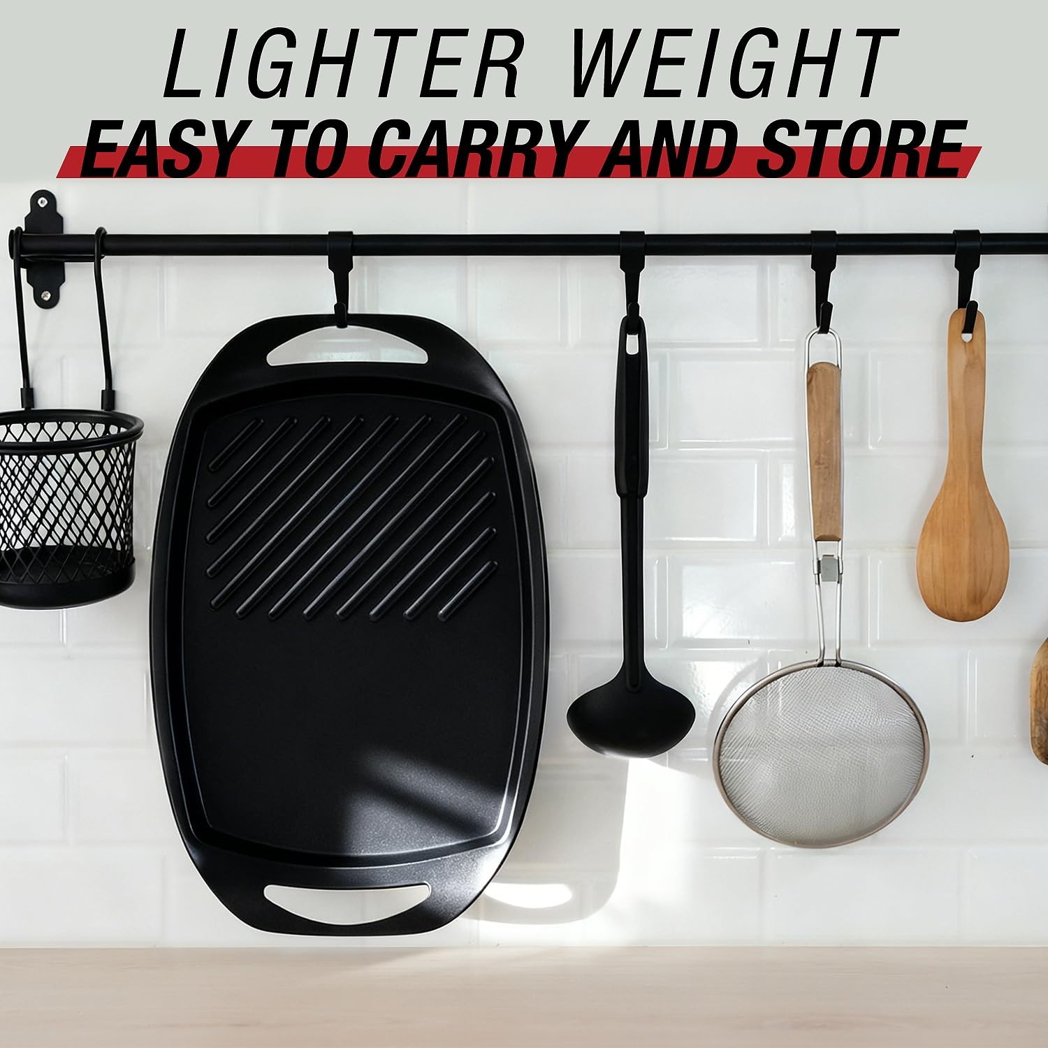 Stove Top Griddle, 17″X11″ Nonstick 2 in 1 Grill Plate/Griddle Pan for Indoor…