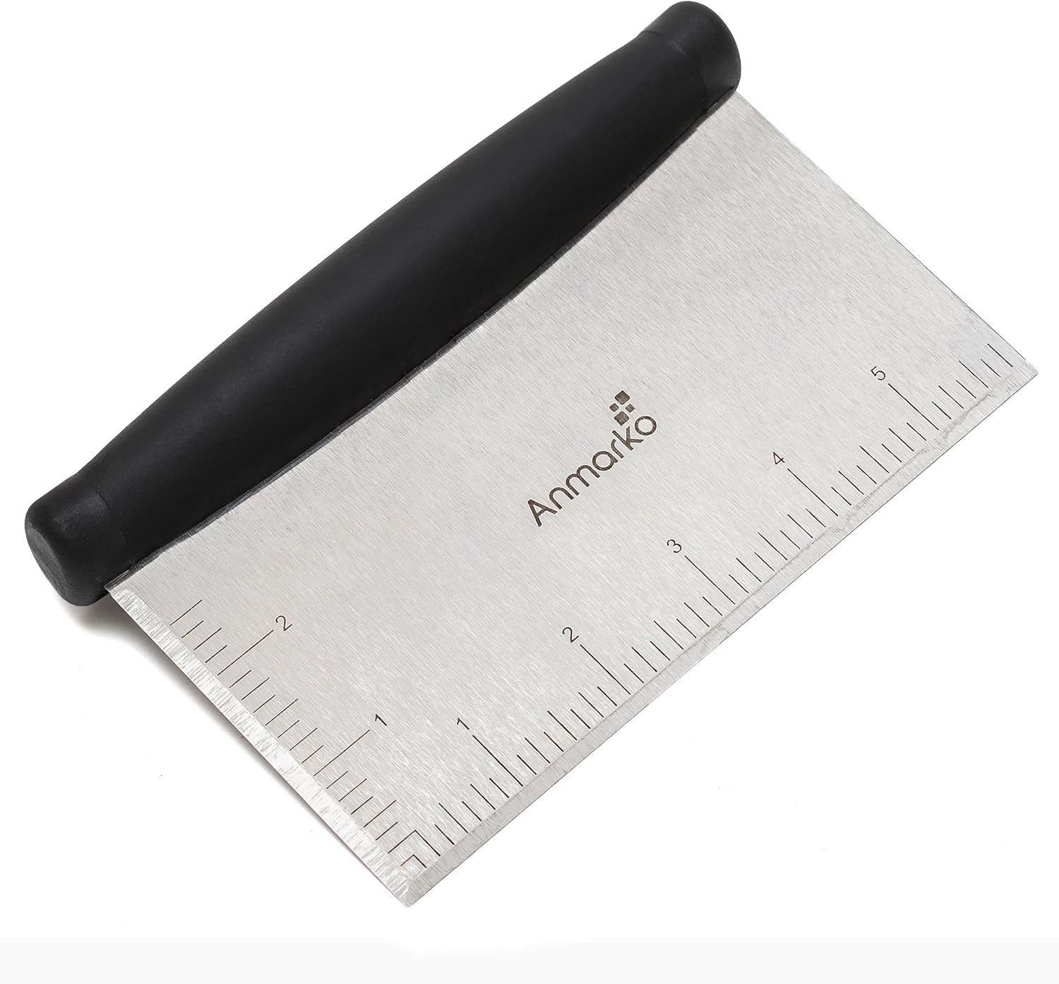 Stainless Steel Metal Griddle 16.5 cm x 10.5 cm, Rubber handle scraper