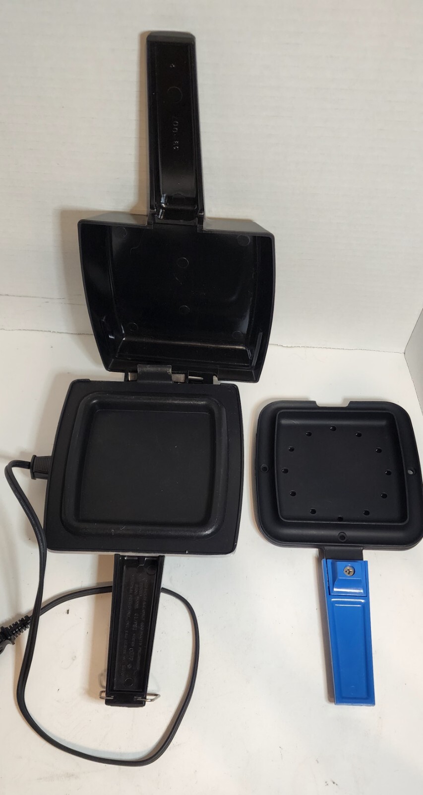 Presto Burger 1 Liddle Griddle Hamburger Cooker Thick N Thin Tested works w/ box