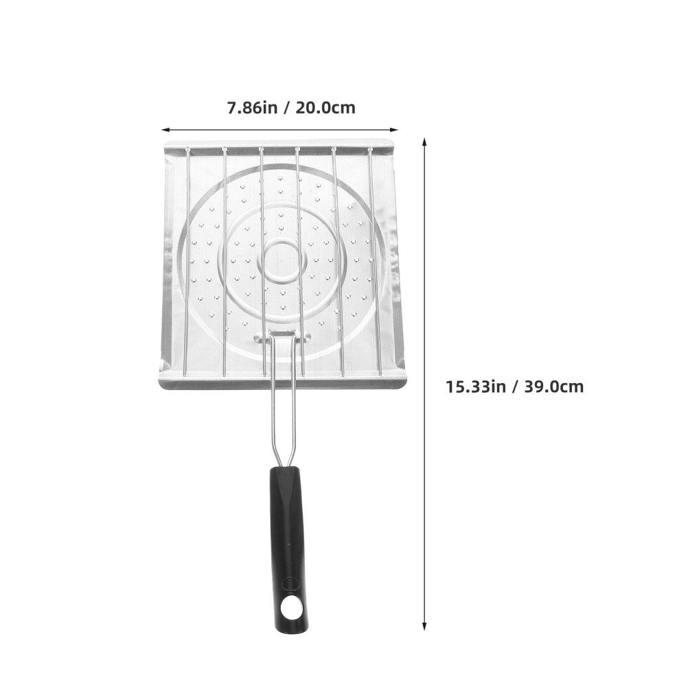 Reusable Stainless Steel Grill Basket for Bbq Toasting Meat Bread Silver