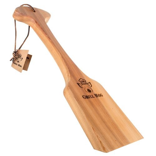 Grill Dog Cedar Hog BBQ Brush Scraper – Full Size – Sourced & Made Blue