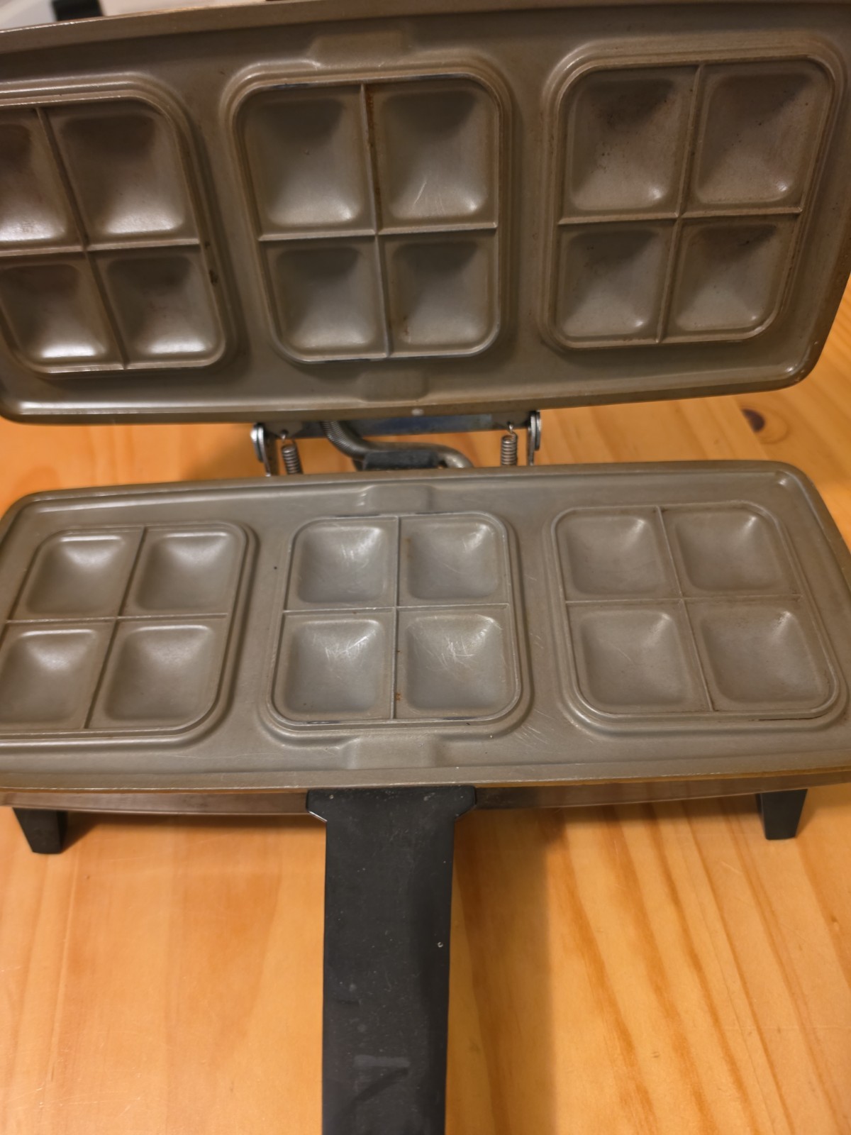 Vintage Sun Beam Party Grill Model 870 Sandwich Maker Press Tested Working Clean