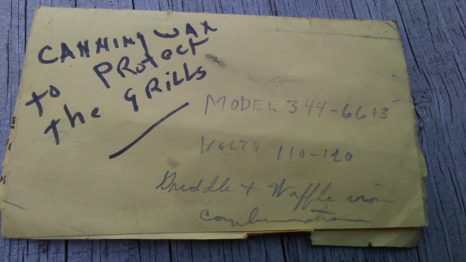 Kenmore Model 344-6613 Vintage Waffle Griddle **For Parts**