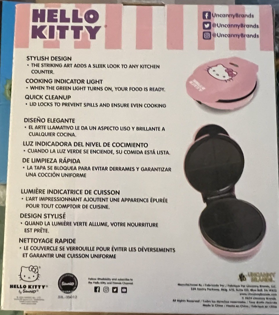 Sanrio Hello Kitty Quesadilla Maker New