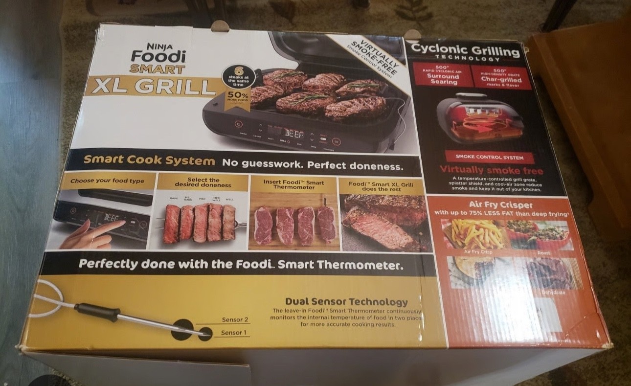 NINJA FOODI Smart XL FG550 Grill Indoor Grill Air Fryer