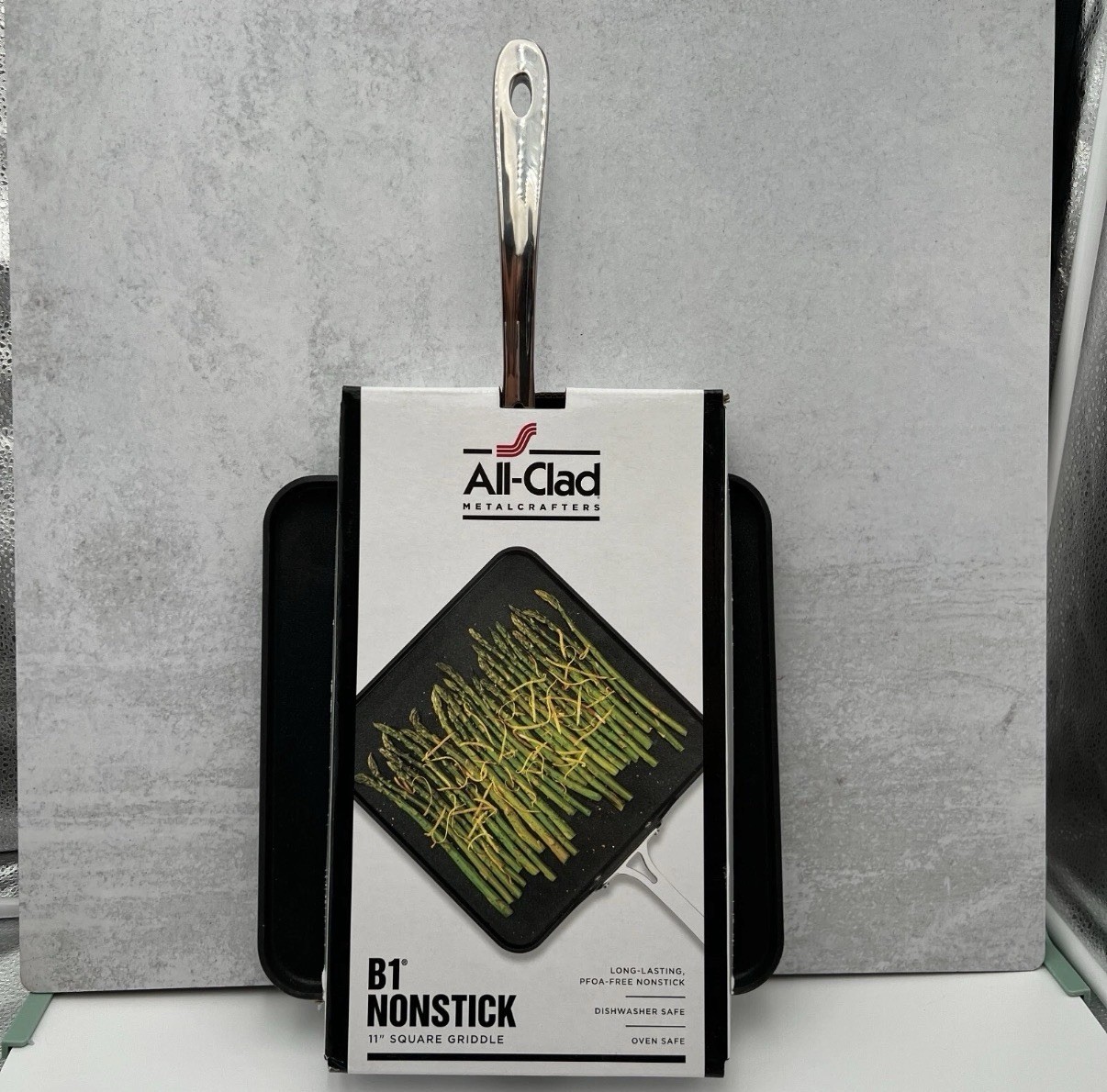 New ALL-CLAD 11″ Hard Anodized B1 Nonstick Square Griddle Professional Quality