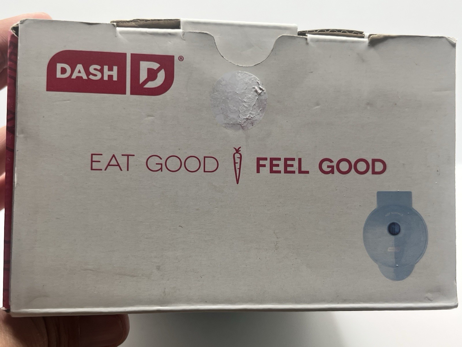 DASH Mini Maker Indoor Electric Grill 4in Non-Stick 350W Aqua DMG001AQ