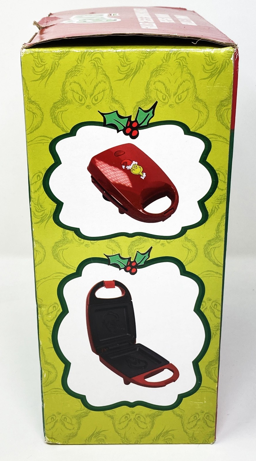 Dr. Seuss The Grinch Grilled Cheese Panini Sandwich Maker Non Stick NEW!