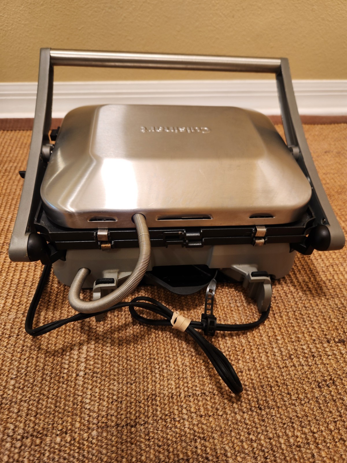 Cuisinart GR-5B Electric Griddler FIVE 5-in-1 LCD Display-Tested and works