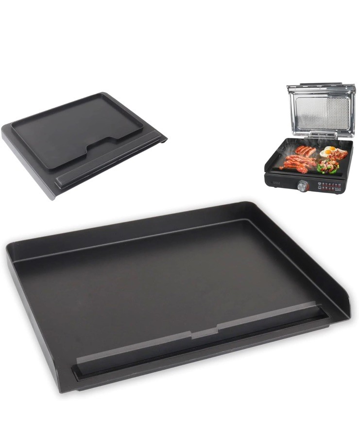GR101 Sizzle Grill Griddle Indoor for Ninja Smokeless Indoor Grill & Griddle, Fl
