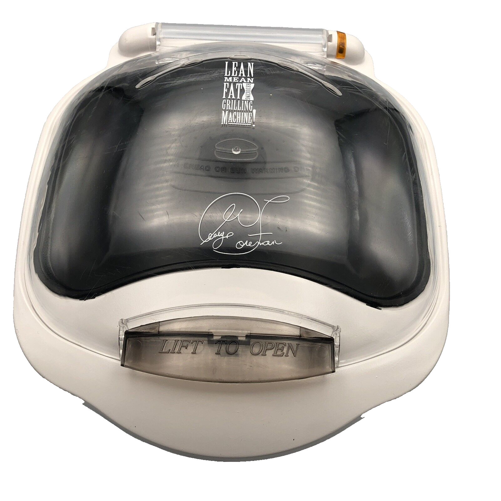 George Foreman Grill GR10ABW Champ Grilling Machine With Bun Warmer