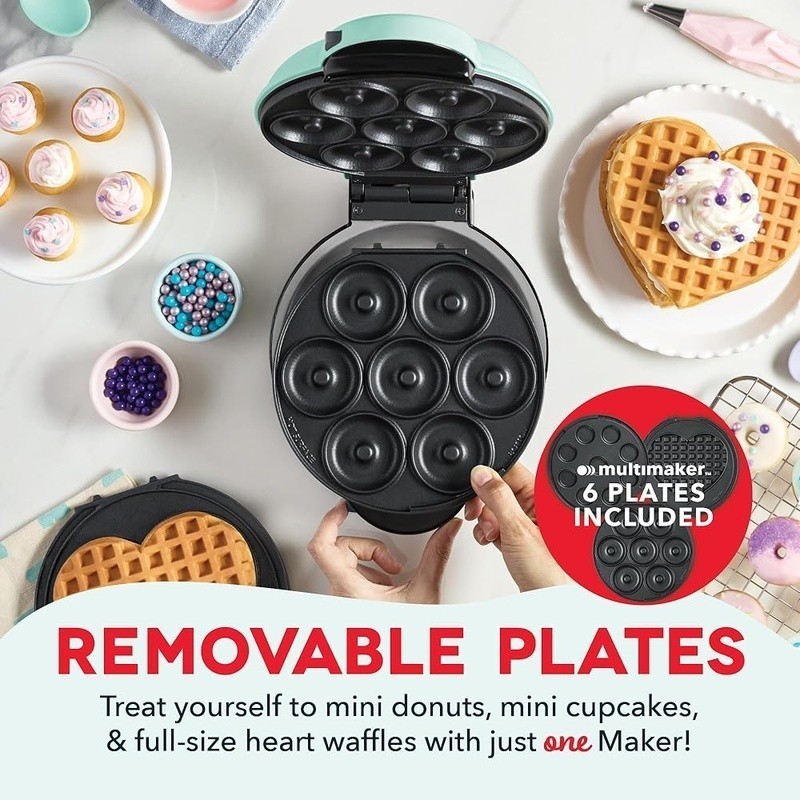All-in-One Nonstick Dessert Maker countertop Easy Cleanup Quick Cooking New