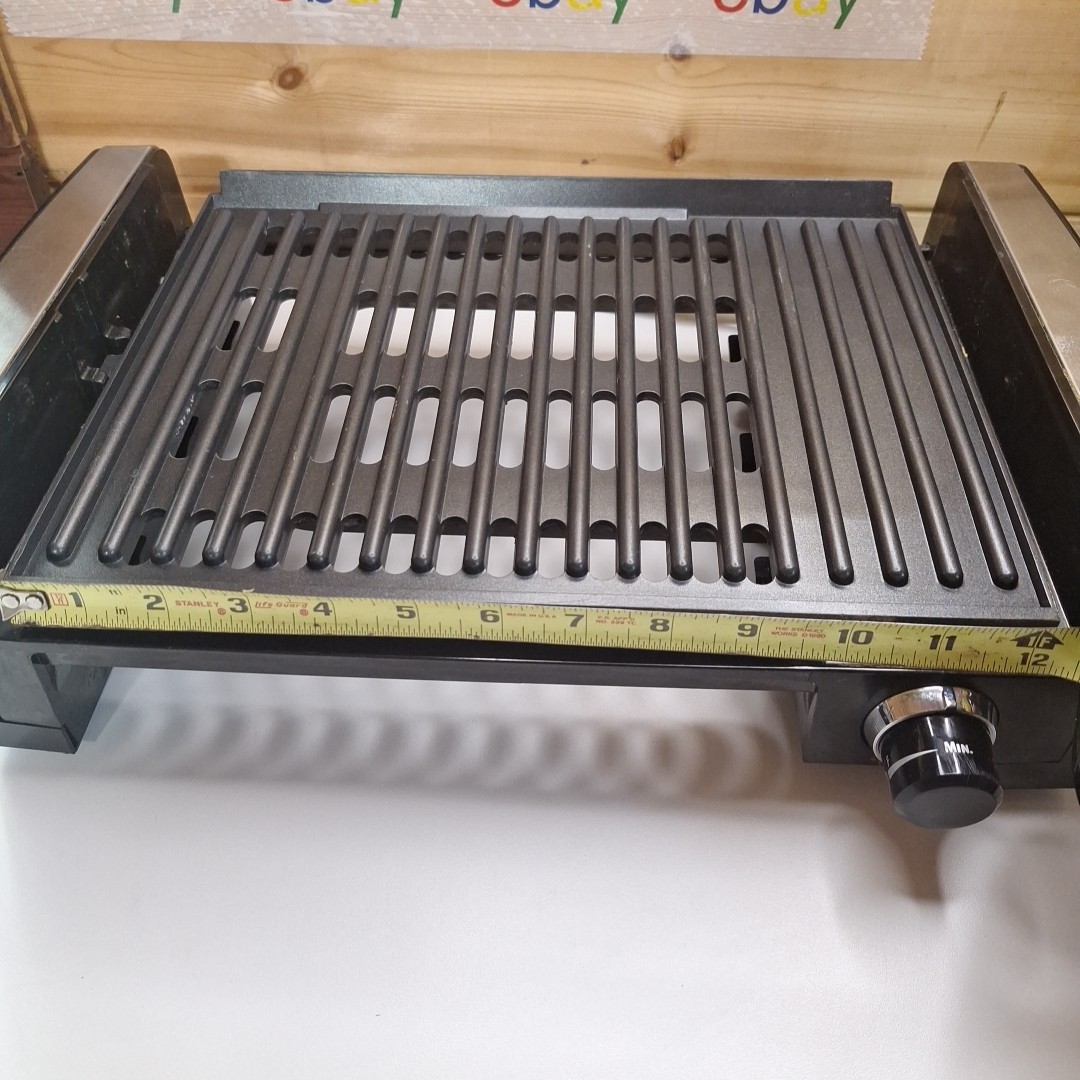 Hamilton Beach Electric Indoor Searing Grill (NO LID NO DRIP TRAY, TESTED WORKS)