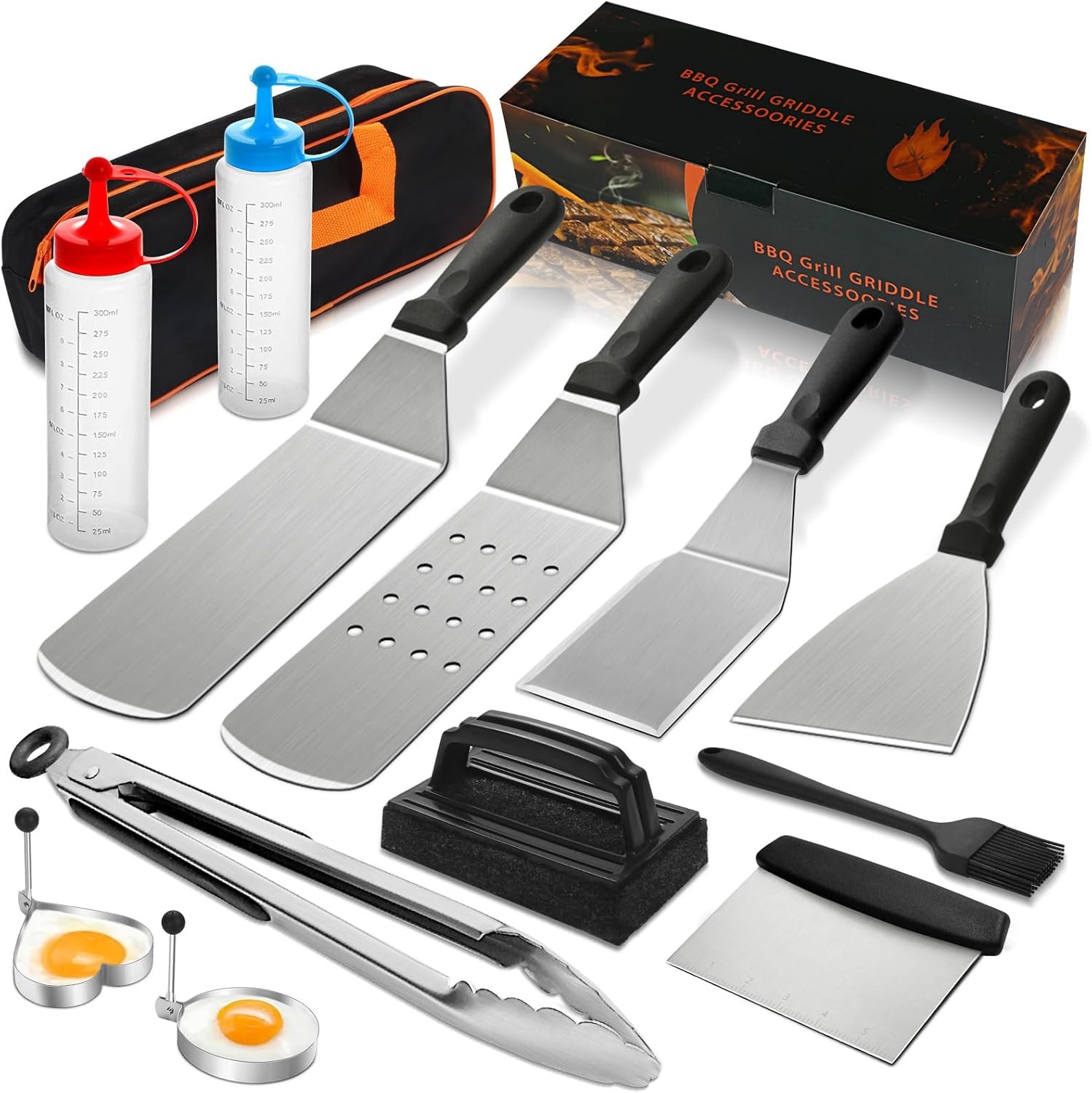 14Pcs Flat Top Griddle Accessories Kit For Blackstone Camp Chef