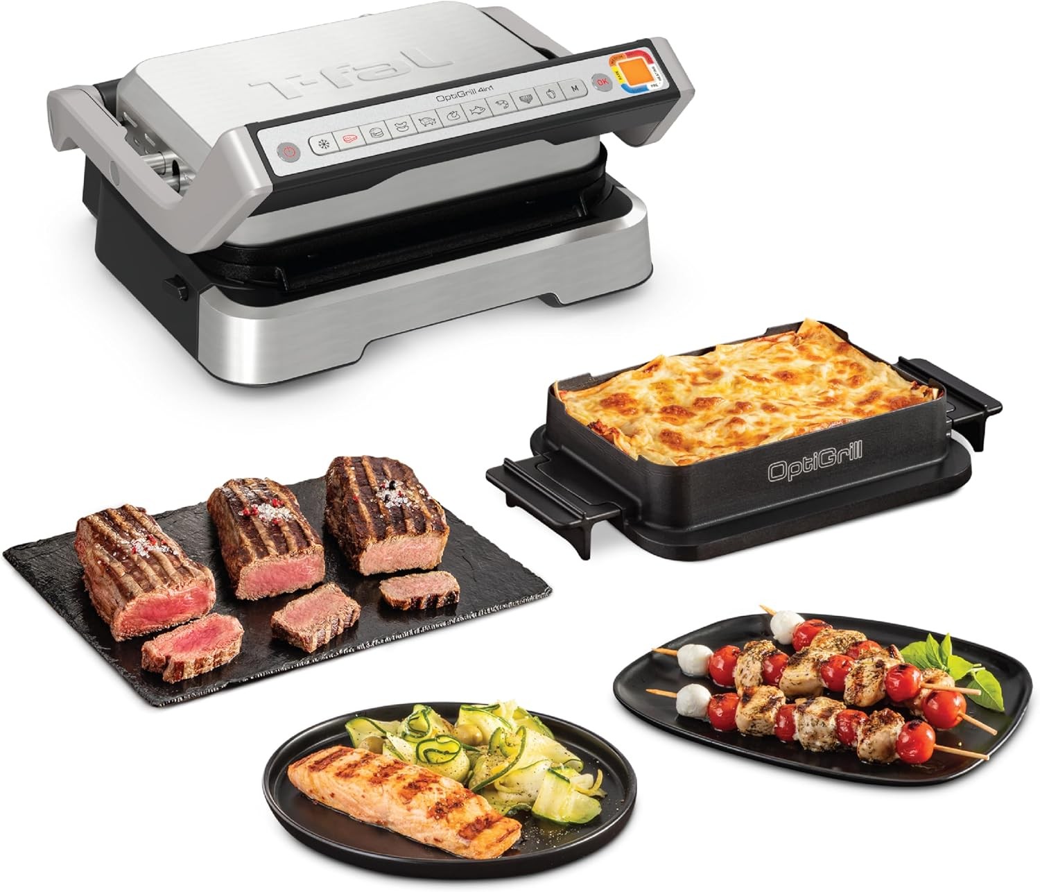 Compact Sandwich Maker Stainless Steel Easy to Clean Indicator Lights Cool Touch