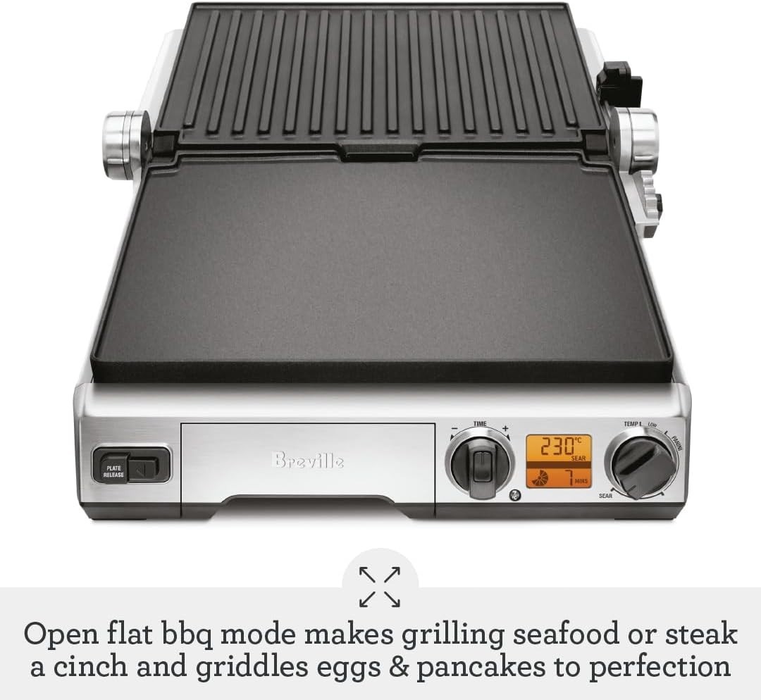 BGR820XL Smart Grill, Brushed Stainless Steel