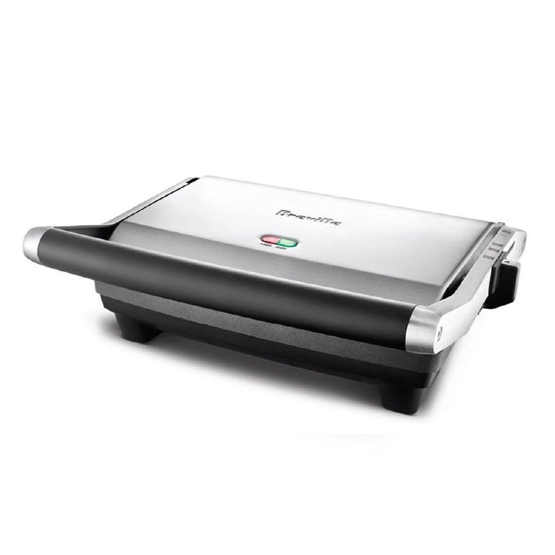 Breville BSG520XL Panini Duo Sandwich Maker, 2 Slice, Brushed Stainless Steel