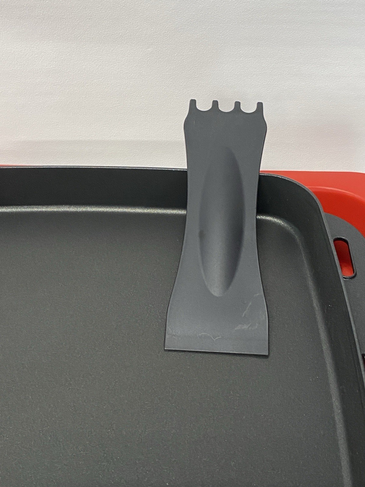 RED Wolfgang Puck Electric Reversible Grill Griddle Cafe Countertop SFB