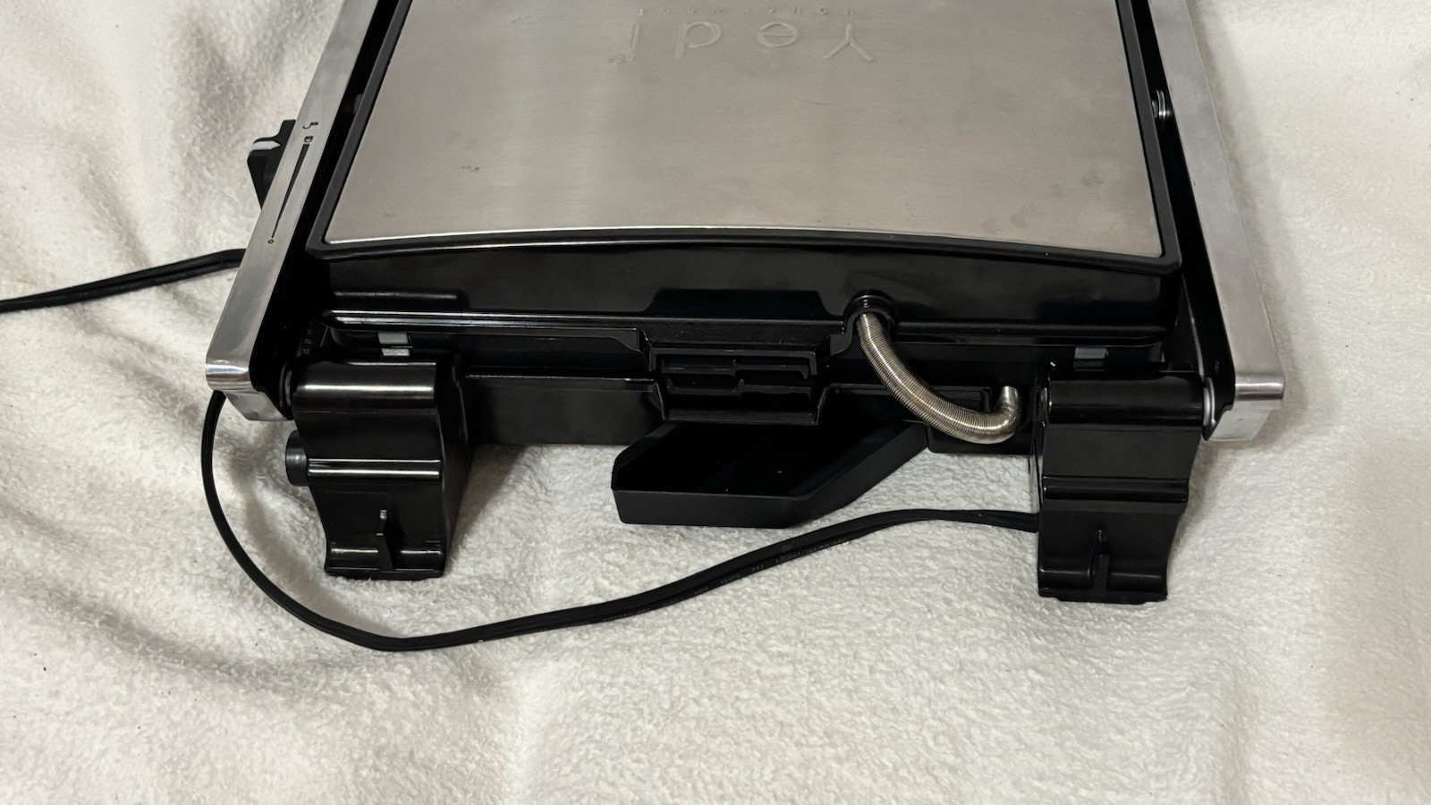 Teri Houseware Stainless Steel Grill & Waffle Sandwich Maker Non Stick Black