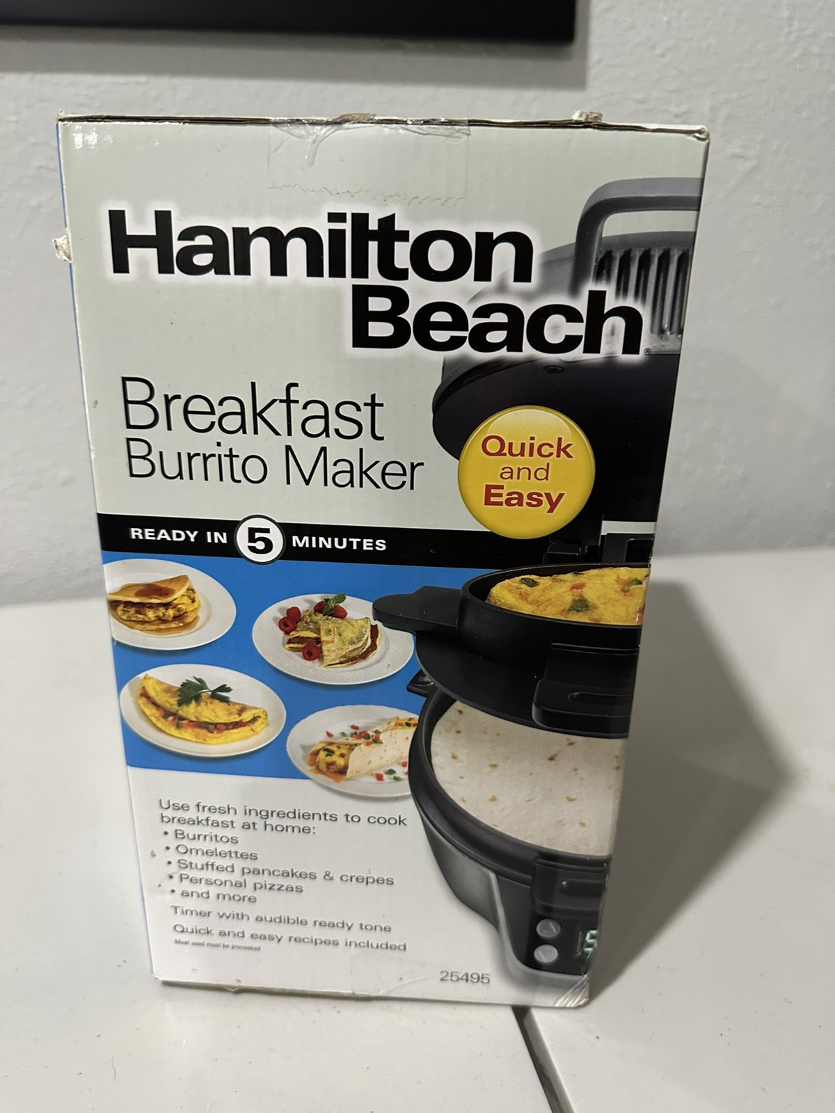 Hamilton Beach Breakfast Burrito Maker – #25495