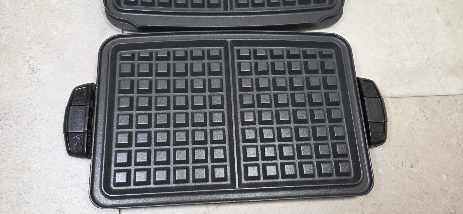 George Foreman EVOLVE Grill Non-Stick Waffle Set TSK-2610 #1#3 Lower & Upper OEM