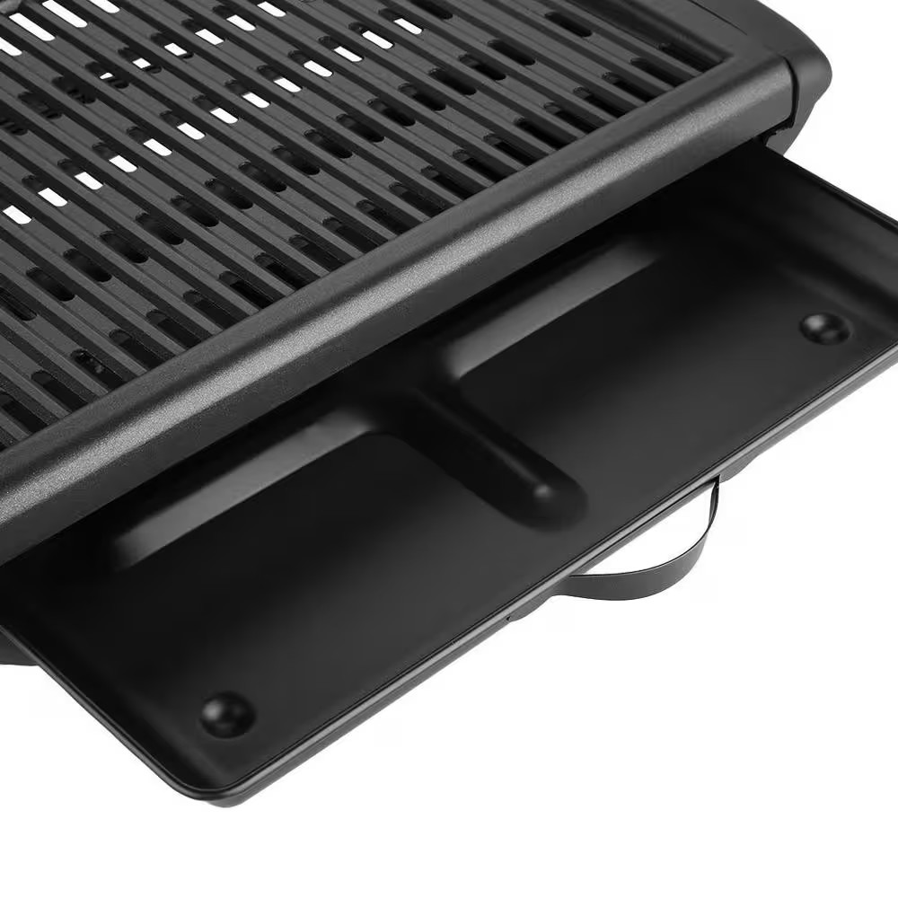 150 Sq. In. Black Smokeless Non-Stick Electric Grill