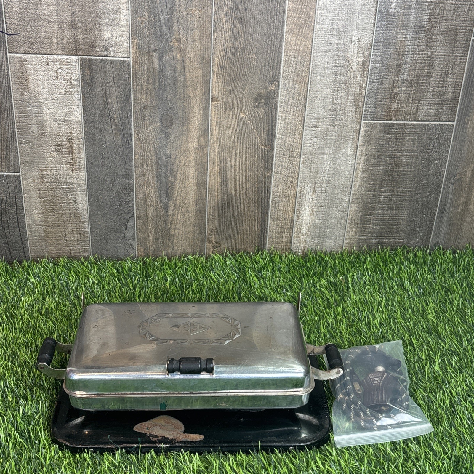 Vintage Electric Griddle Pan Unbranded Tested Working Kitchen Decor