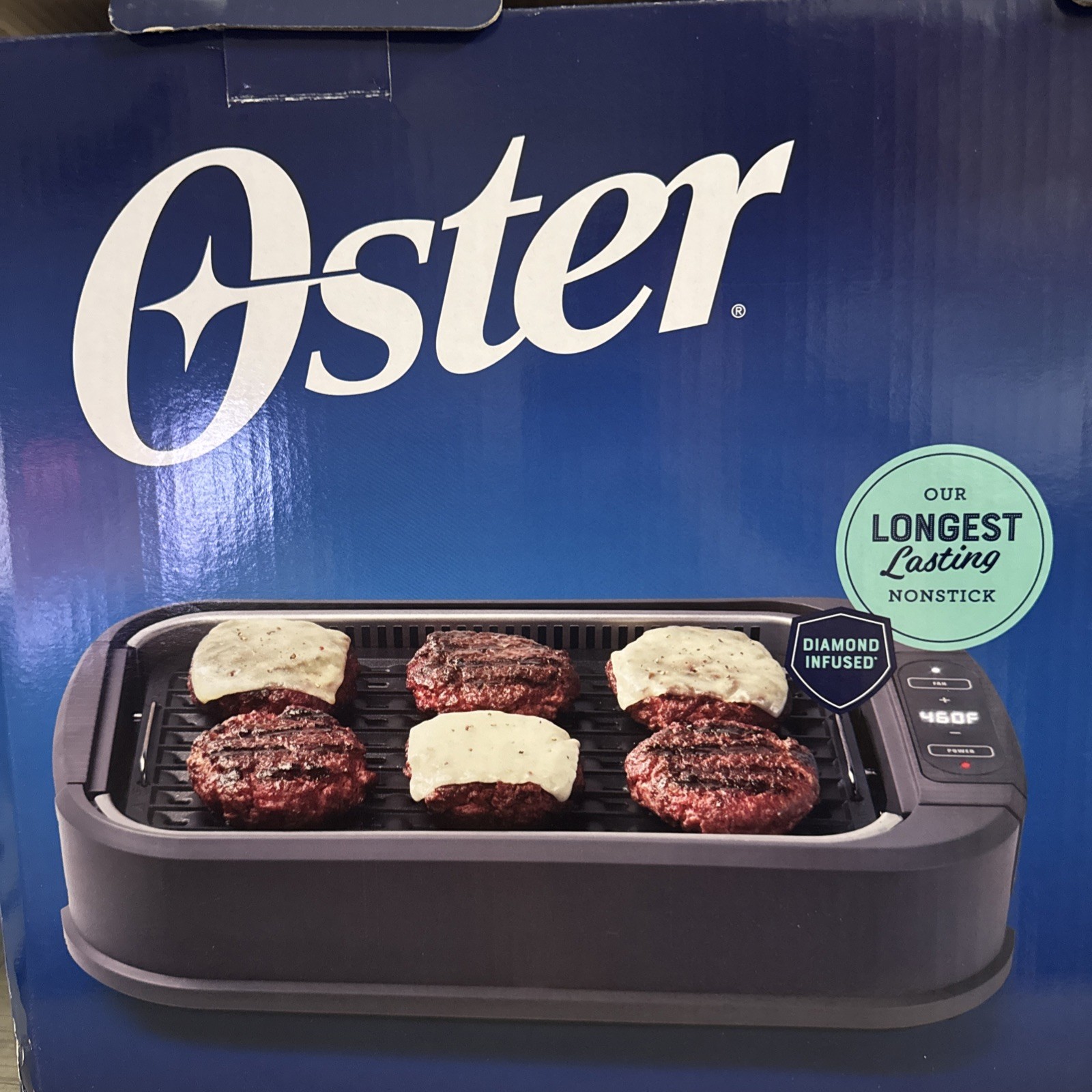 Oster Indoor Smokeless Grill NIB Diamondforce