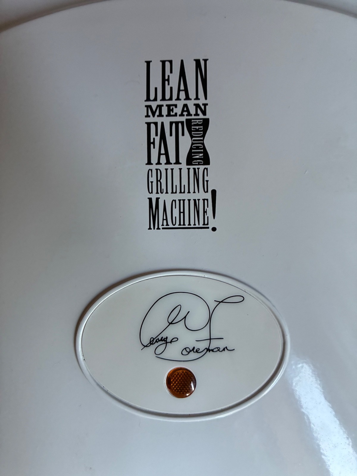 George Foreman Lean Mean Fat Reducing Grilling Machine GR10WGR White Electric