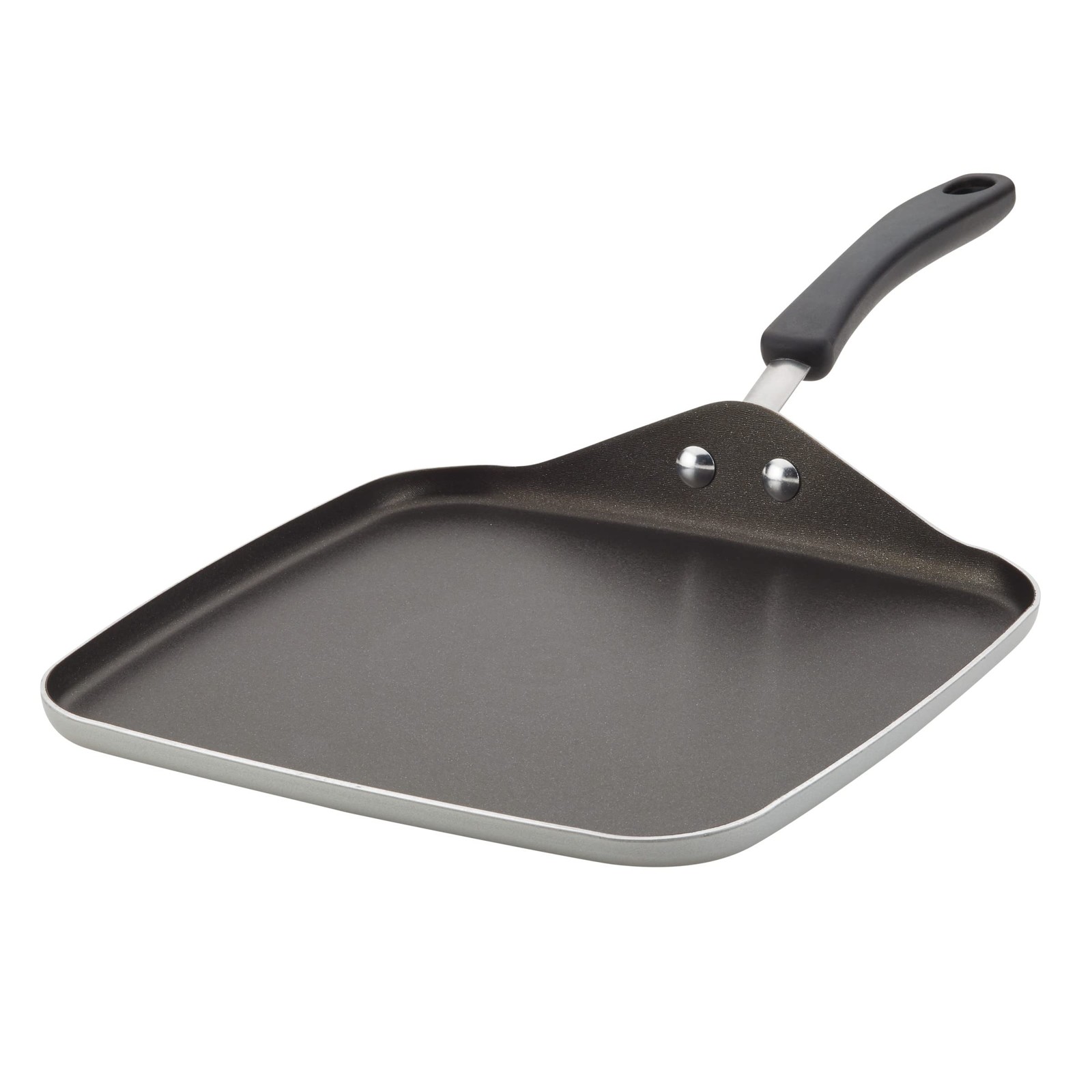 Farberware Cookstart DiamondMax Nonstick Square Deep Grill 11 Inch, Silver