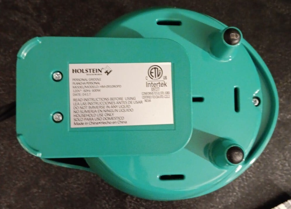 Unused Holstein HM-09109OPD Mini Pancake Maker