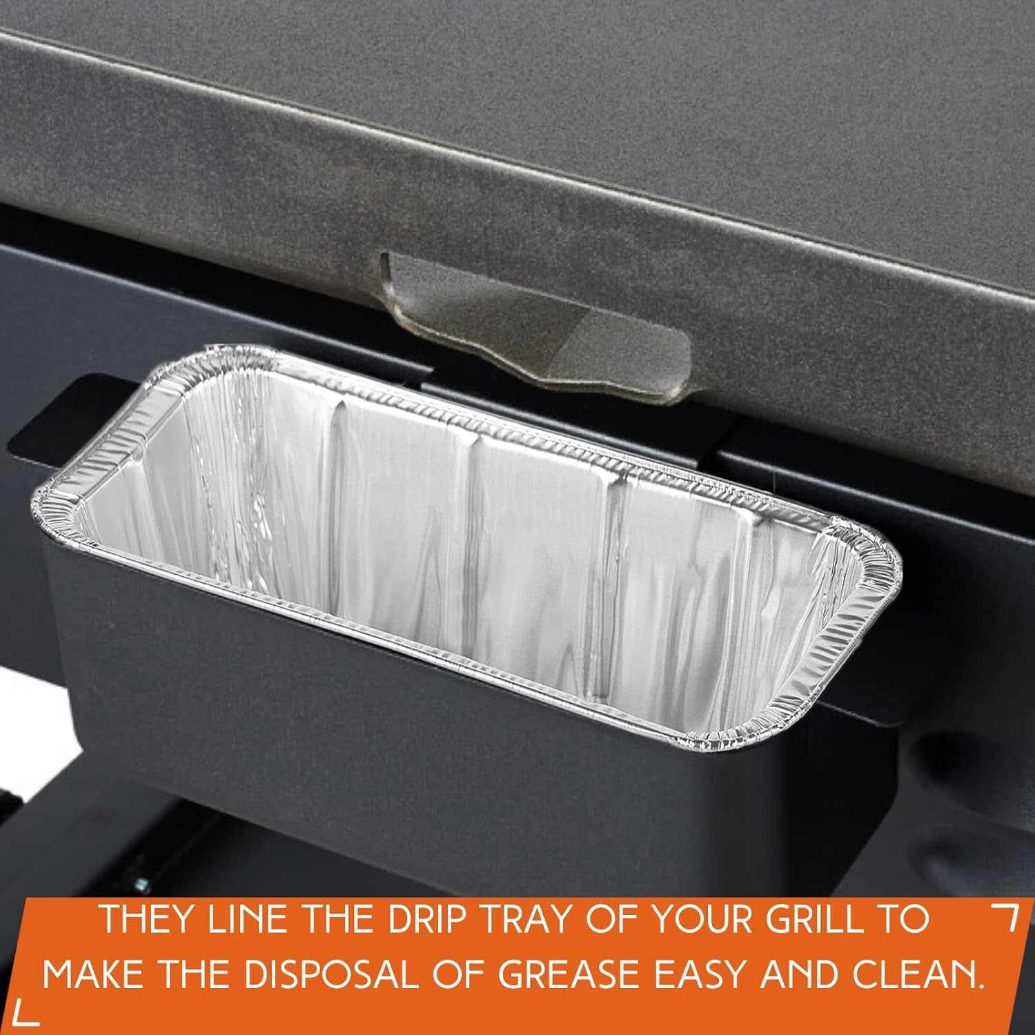 Versatile 30-Pack Grease Catcher Liners for 17-36 Inch Blackstone Griddles