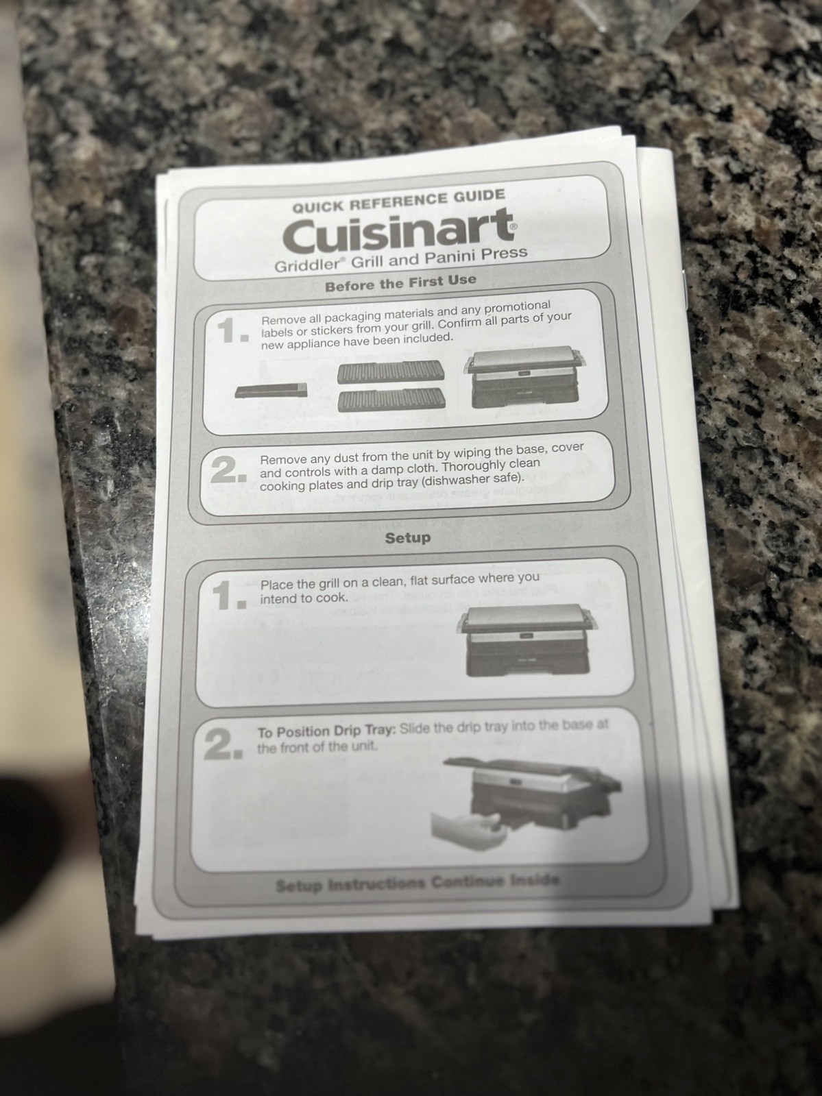 Cuisinart Griddler Grill and Panini Press GR-11NAS New in Box. Only used twice.