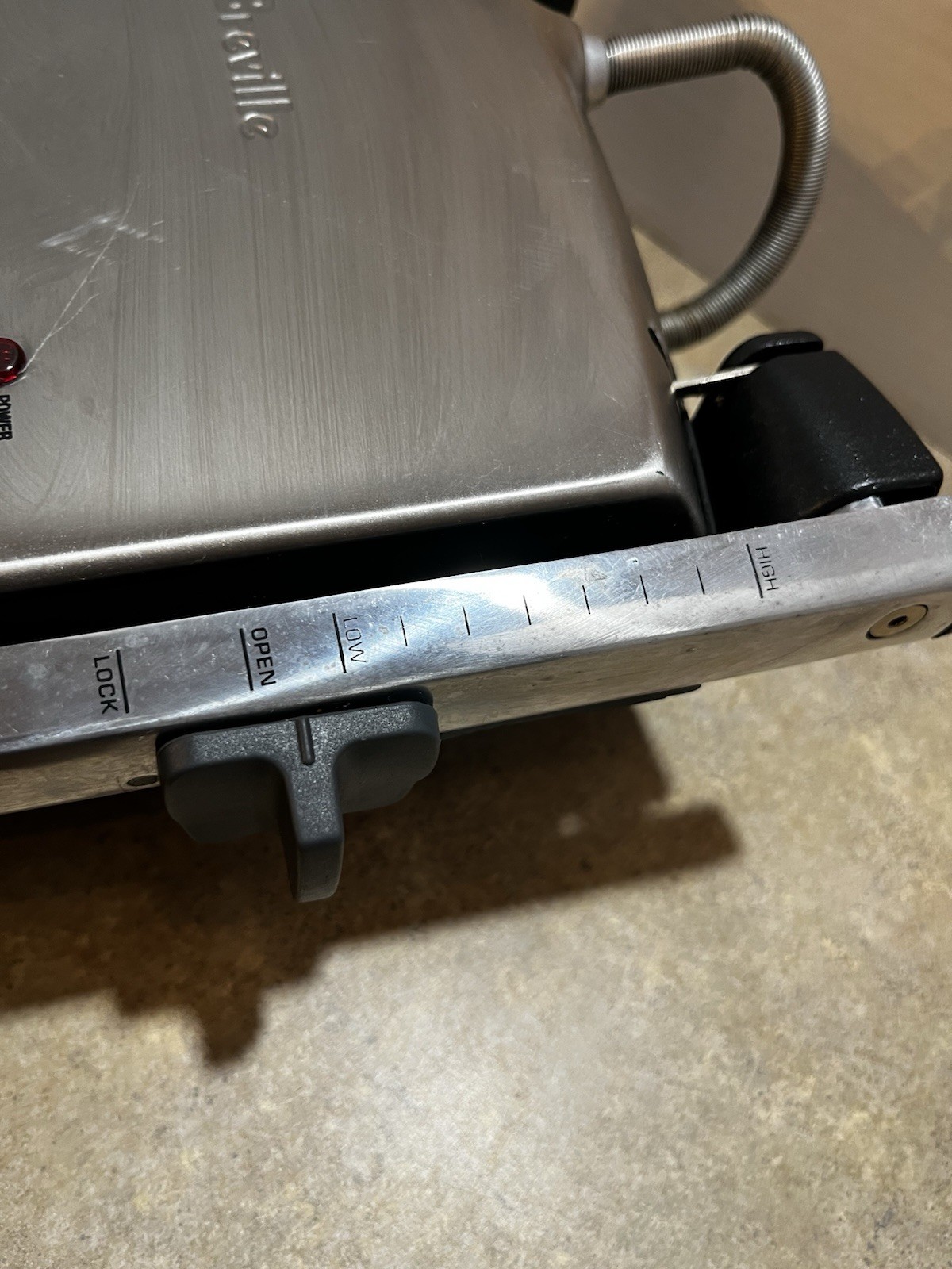 Breville Panini Sandwich Press Grill TG425XL Heavy Duty Stainless Steel Tested