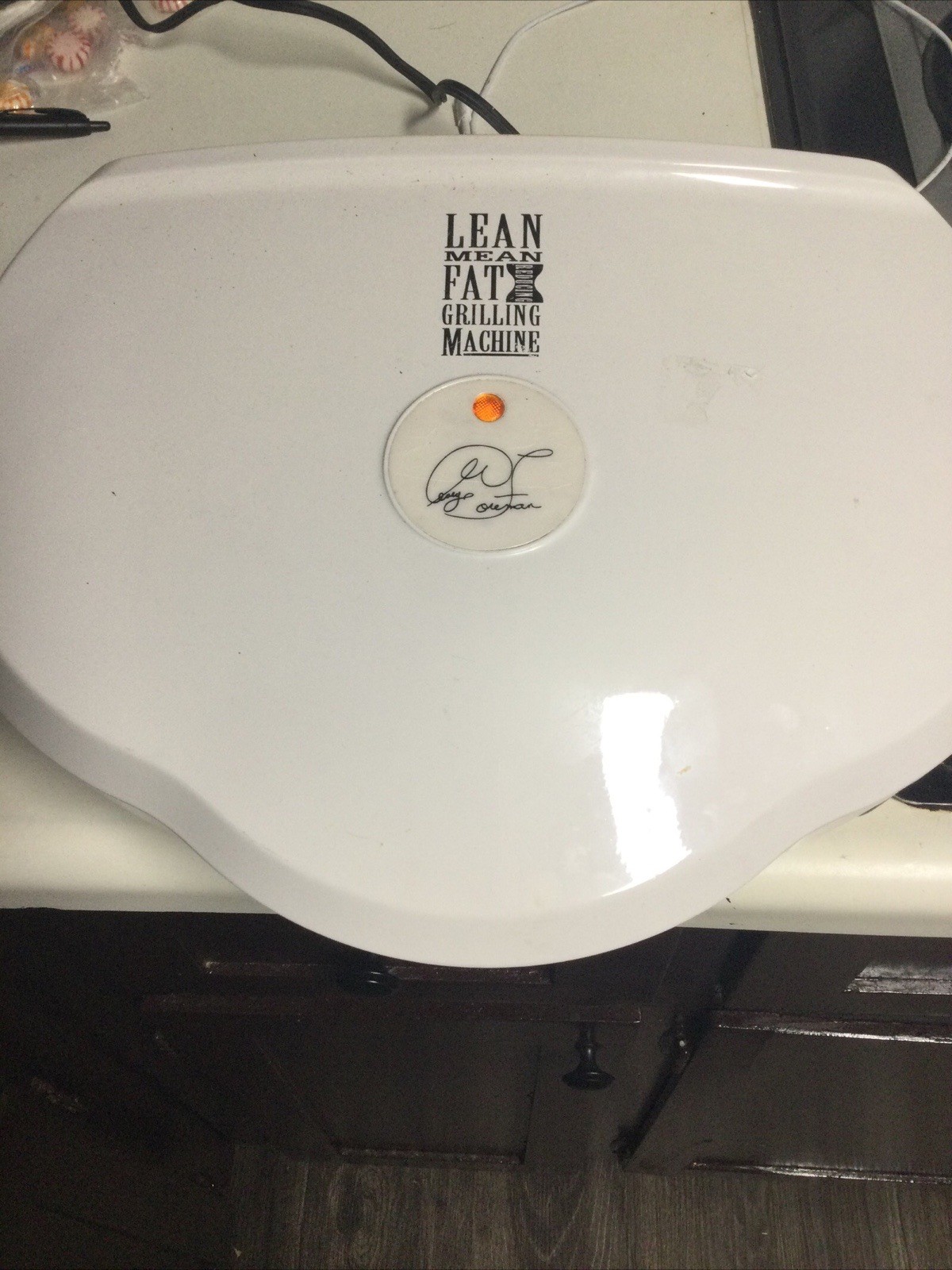 George Foreman lean mean FAT grilling machine Without grease tray “ WORKING “