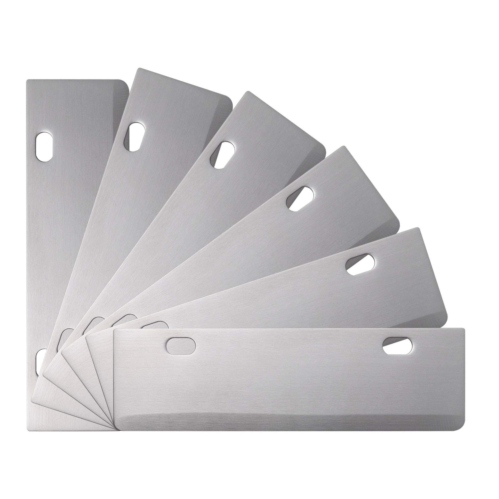 BOLEXINO Grill Scrapers Blade 1.8″ x 6.1″ Scraper Blades, Sliver