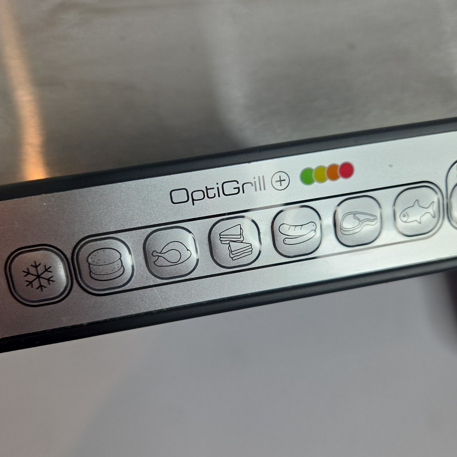 T-fal OptiGrill Indoor Electric Grill Auto Sensor Stainless Steel W/ Extras