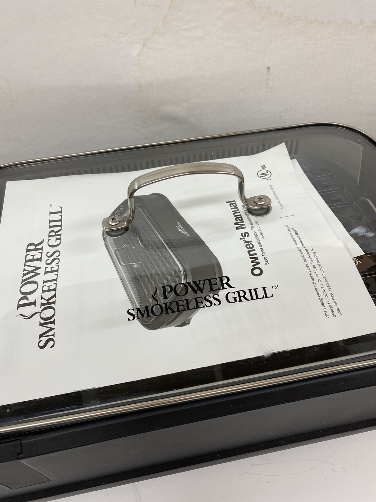 POWER SMOKELESS GRILL PG 1500 – NEW – NO BOX