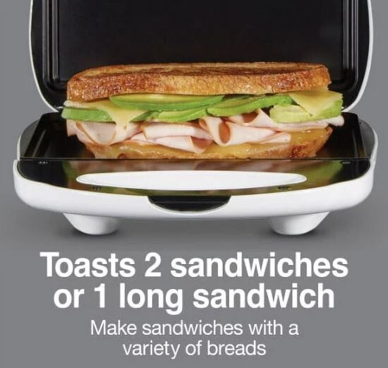 Proctor Silex Sandwich Maker Toaster PANINI press Nonstick Grill FAST FREE SHIP!