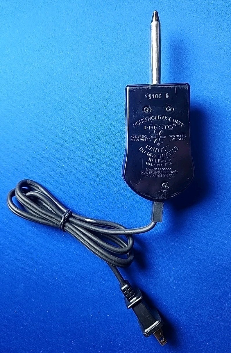 Presto Model 0690005 Skillet Temperature Control Heat Probe Power Cord / 0690001