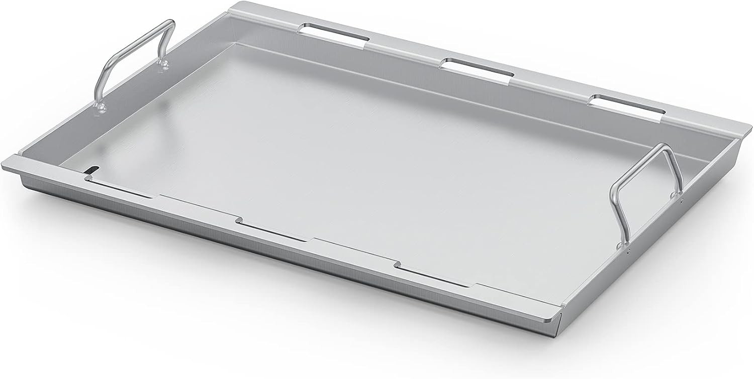Non-Stick Griddle Insert Weber Spirit 300/400 Series Grills Full-Size Cooking