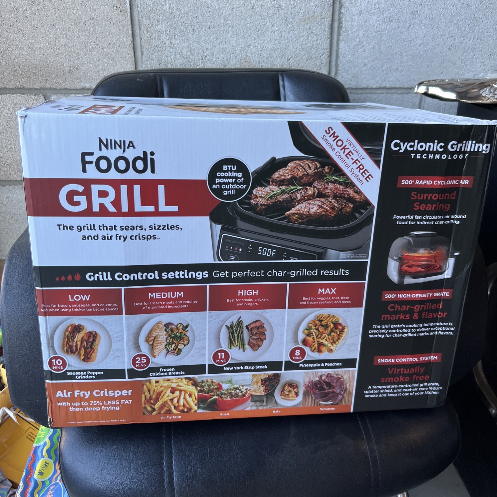 Ninja Foodi 5-in-1 Indoor Grill & Air Fryer AG301/AG302 – Factory Sealed