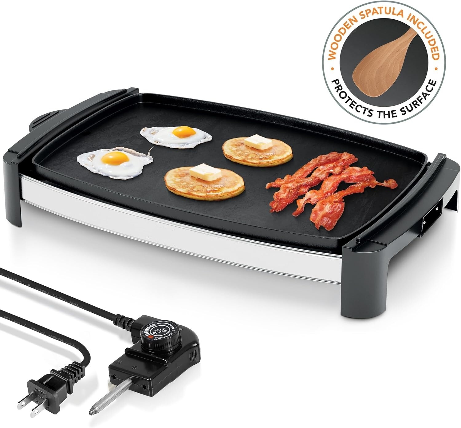 Parrilla eléctrica portable sin humo con superficie de cocción antiadherente NEW