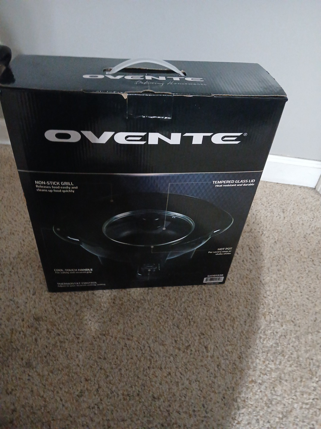Ovente Electric Hot Pot Grill 13″ GH10133B 2-in-1 Combo Multi-Purpose Non-Stick