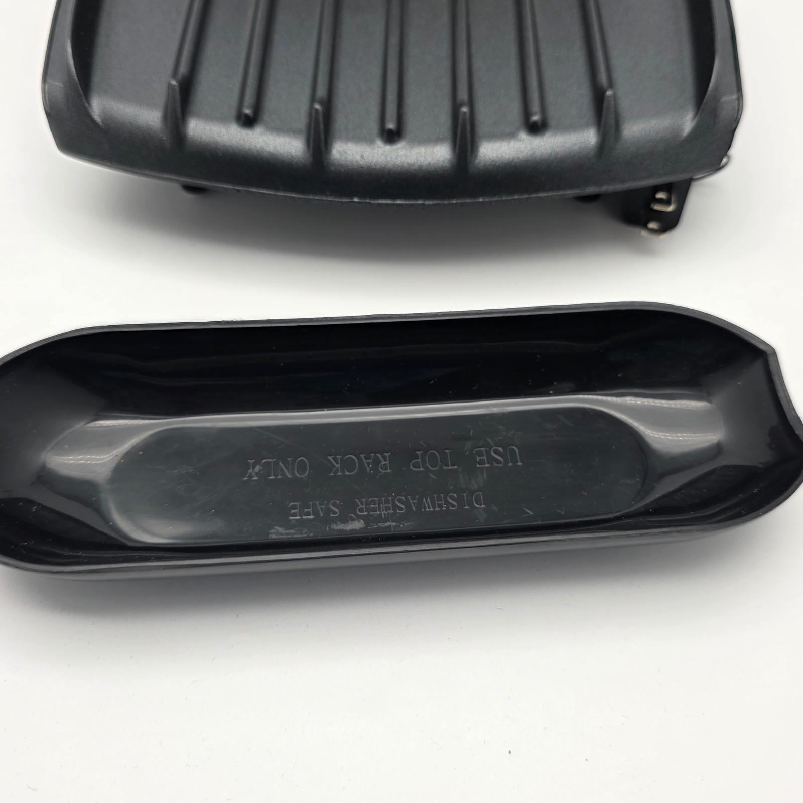 George Foreman Grill GR10B Black Electric Indoor 2-Serving Fat Removing Machine